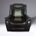 European Style Recliner Leather Living Room Sofa Set